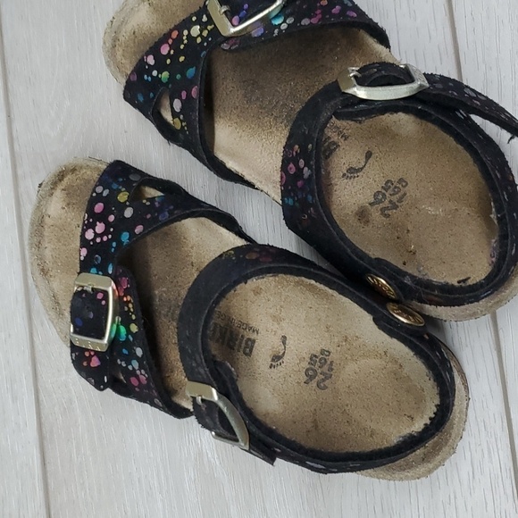 Birkenstock Kids Girls Rio Mozaic Ankle Leather Strap Sandals shoes sz 26/C3 - Picture 13 of 13